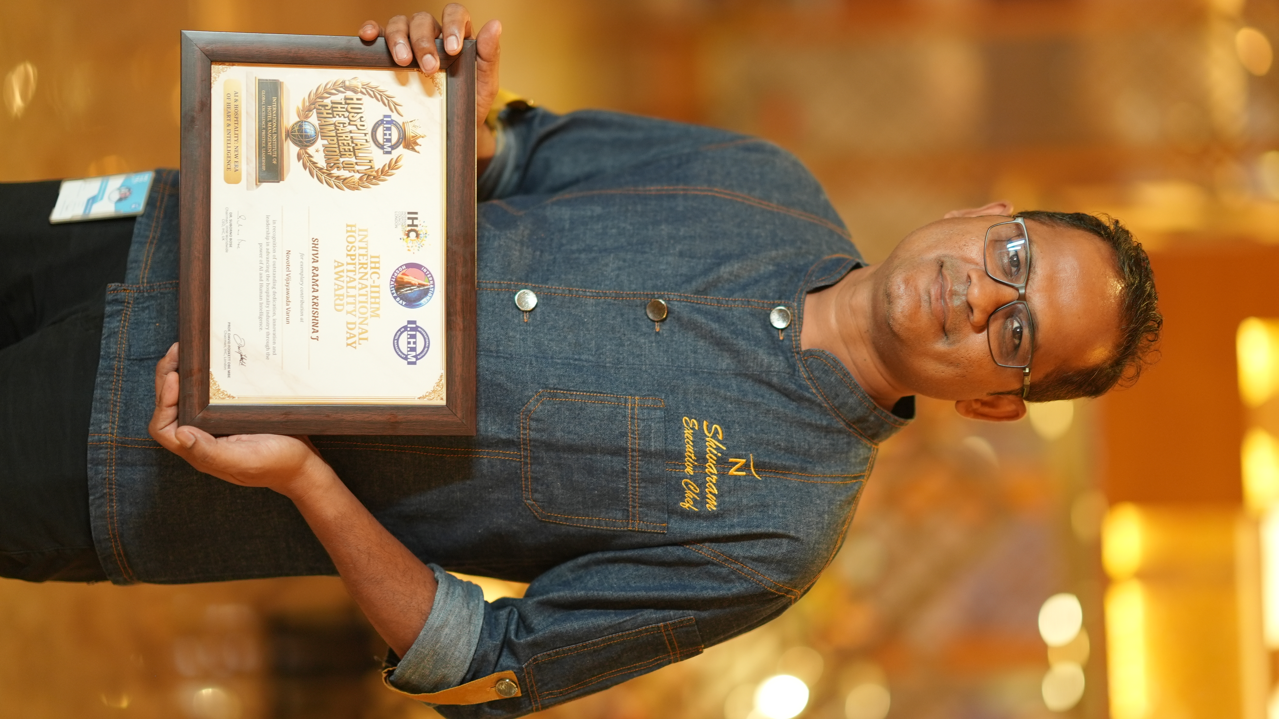 Novotel Vijayawada Varun Executive Chef Shivaramakrishna Honored with IHC&ndash;IIHM International Hospitality Award 2026