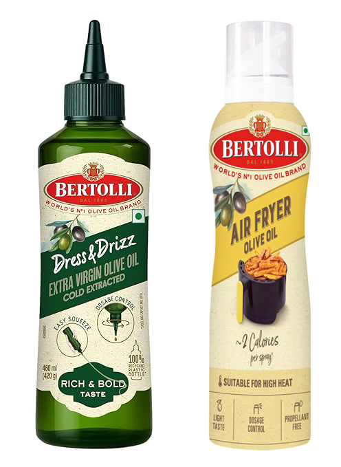 Deoleo's all new Bertolli Dress & Drizz and Air fryer Spray to India