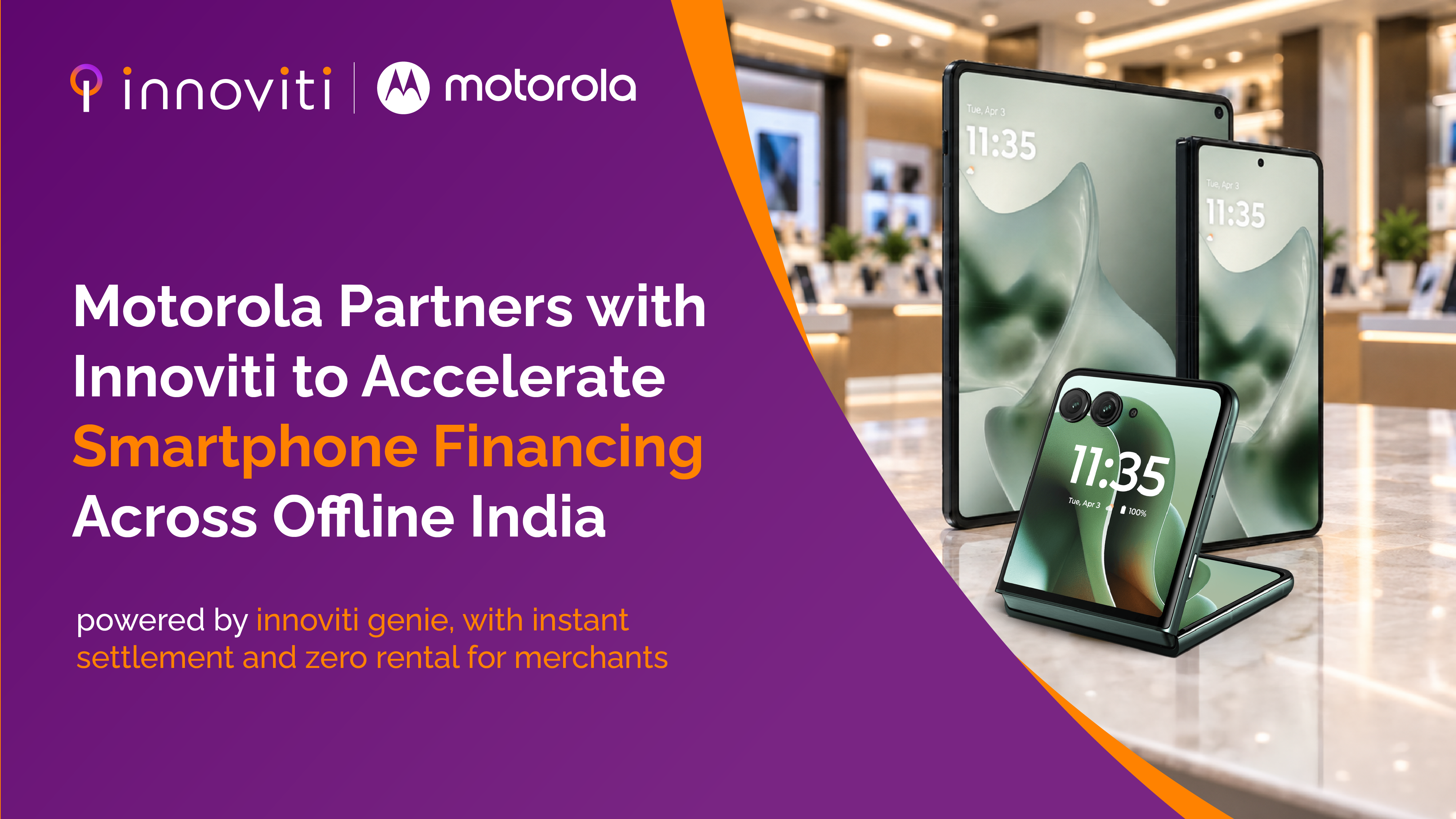 Motorola Partners with Innoviti to Accelerate Smartphone Financing Across Offline India
