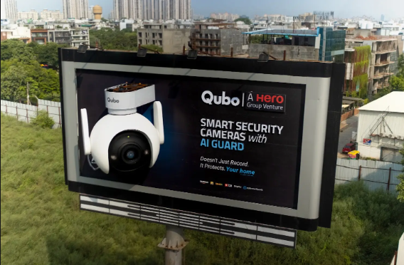Qubo takes its &ldquo;Doesn&rsquo;t Just Record. It Protects&rdquo; campaign to OOH with larger-than-life Installations