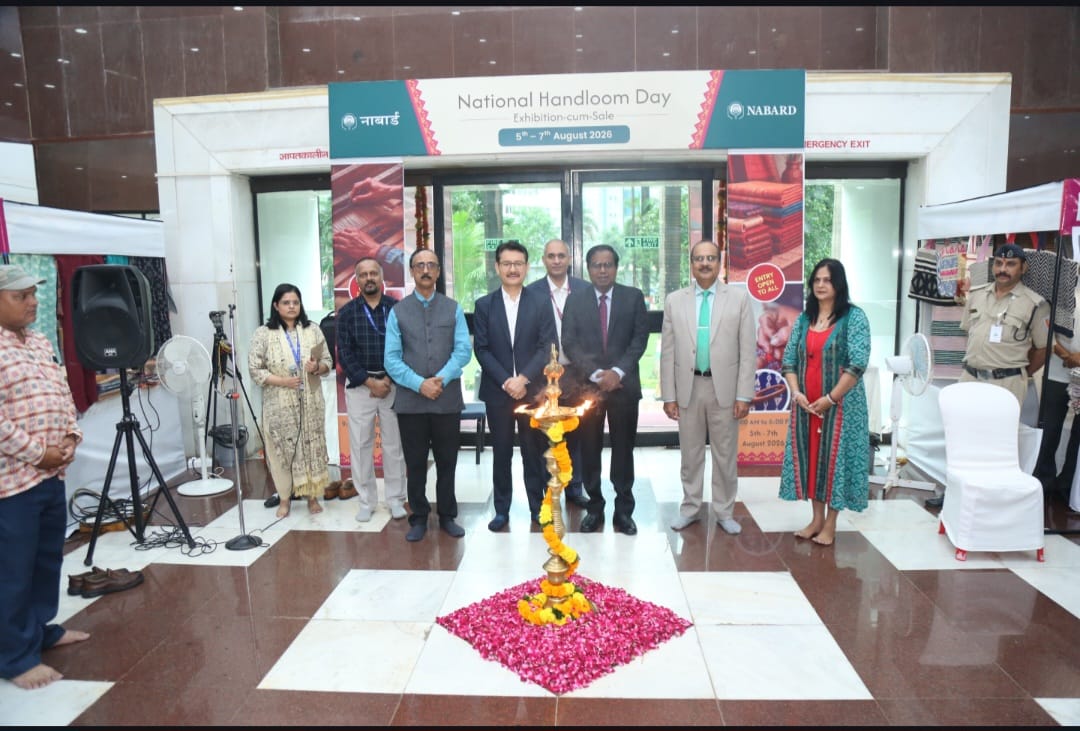 NABARD National Handloom Day Exhibition-cum-Sale Records ₹67 Lakh in Sales