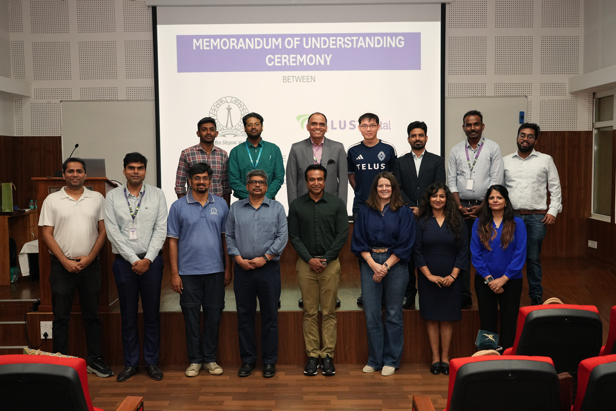 TELUS Digital signs a strategic partnership agreement with the Indian Institute of Science to help advance research, innovation, and technology talent