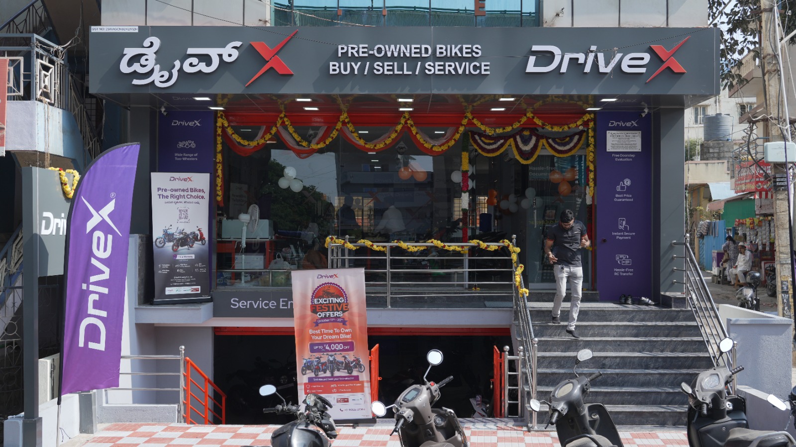 Drivex Expands Retail Footprint In Bengaluru With Two Outlets At Dasarahalli And Bellandur, Strengthening Access To Trusted Pre-Owned Two-Wheelers