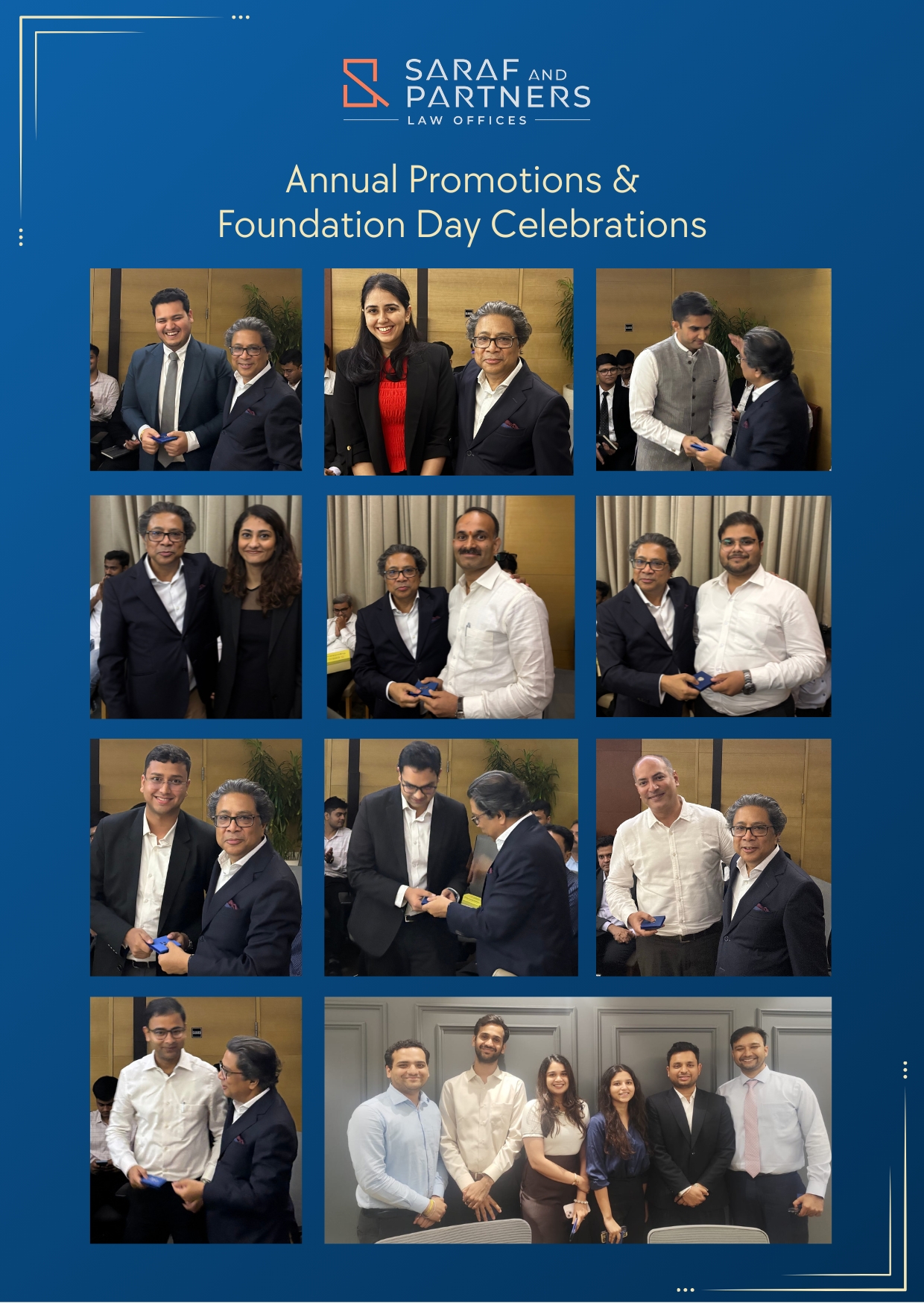 Saraf and Partners Marks Five Years with Major Leadership Elevations, Long-Service Honours and Vision for the Next Phase of Growth