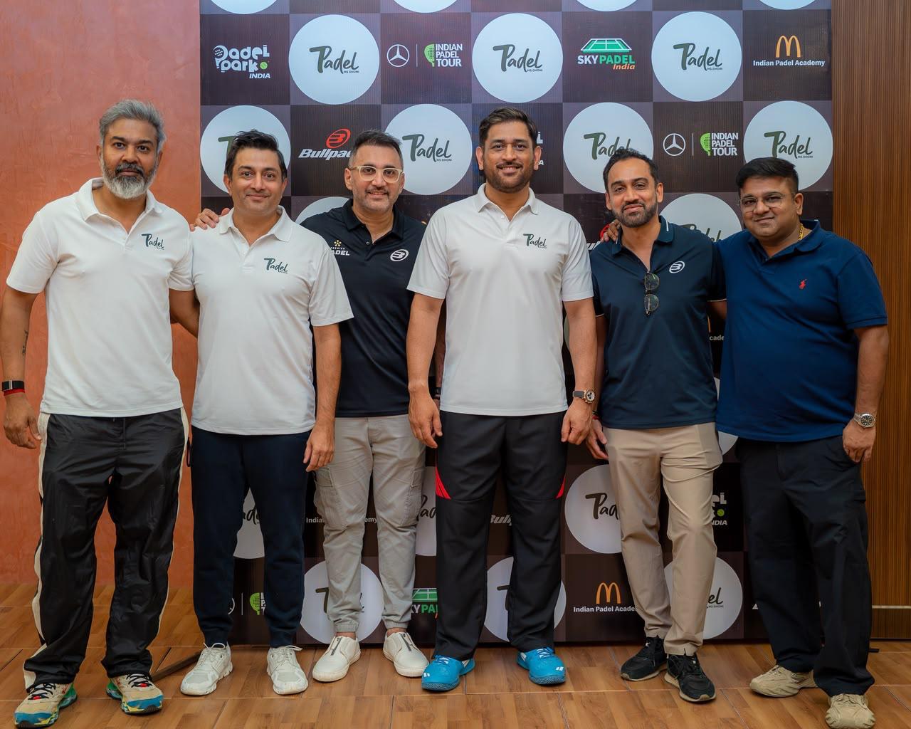 MS Dhoni Inaugurated 7Padel MS Dhoni by PadelPark India, Hyderabad's First Ultra-Premium Indoor Padel, Fitness and Wellness Facility at Jubilee Hills