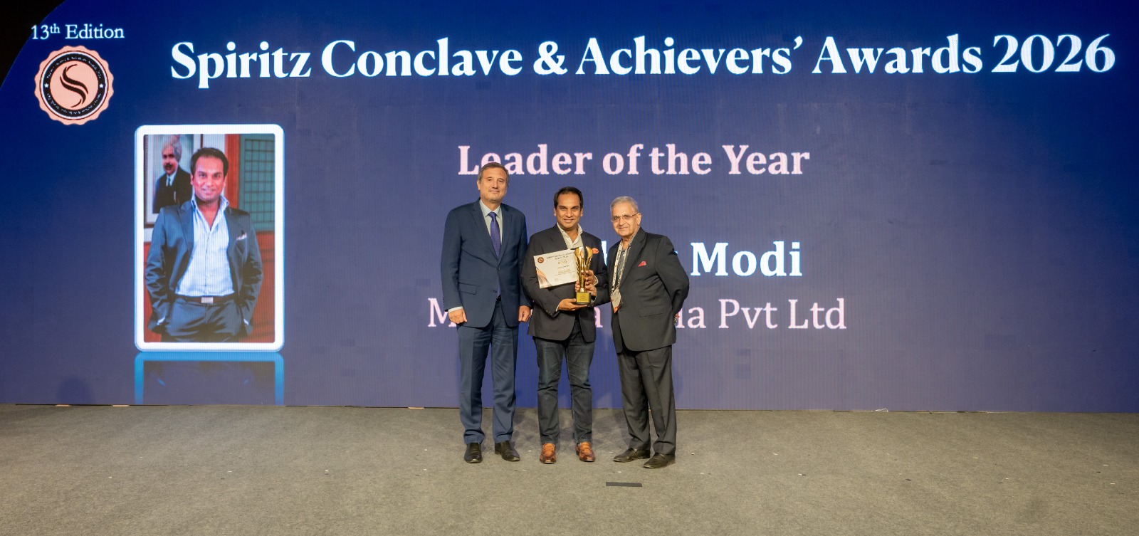 Rockford Imperial Reserve Wins Product Launch Honour as Abhishek Modi Named Leader of the Year at Spiritz Conclave & Achievers’ Awards