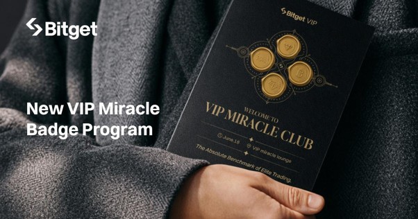 Bitget Rewards Cross-Market Trading With New VIP Miracle Badge Program