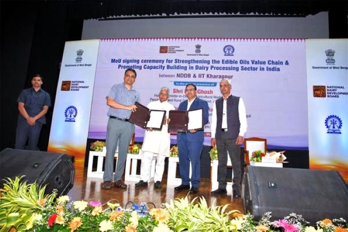 National Dairy Development Board (NDDB) signs MoU with IIT Kharagpur