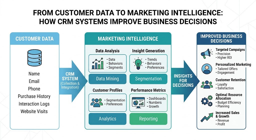 From Customer Data to Marketing Intelligence: How CRM Systems Can Improve Business Decisions