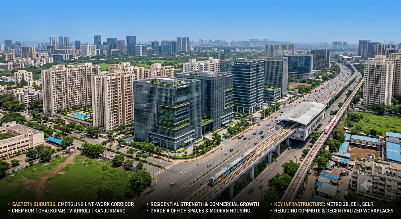 Commercial Growth Meets Residential Strength: Why Mumbai's Eastern Suburbs Are Emerging as the City's Next Live-Work Corridor