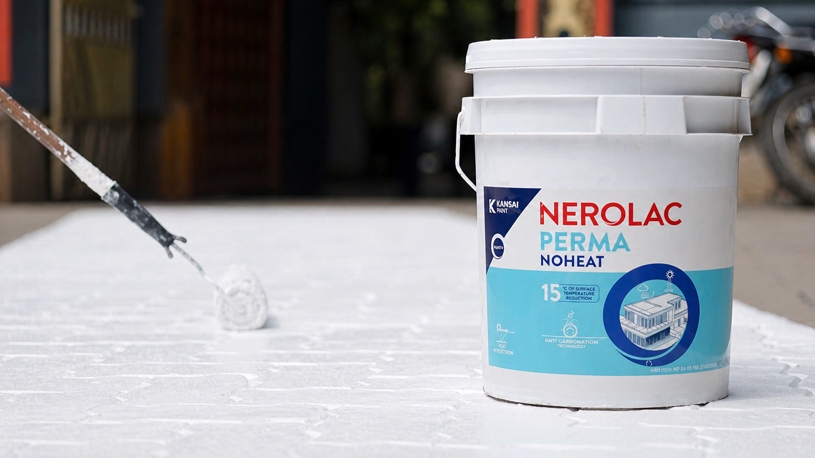 Kansai Nerolac cools down scorching temple pathways by up to 15 Degree C with Perma NoHeat