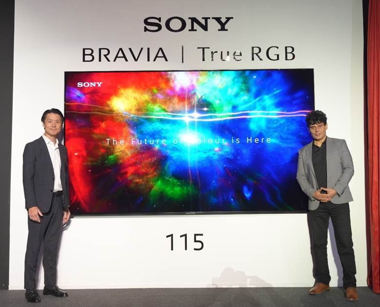 Sony India transforms cinema experience for Indian customers by launching its 115 (292 cm) True RGB Television