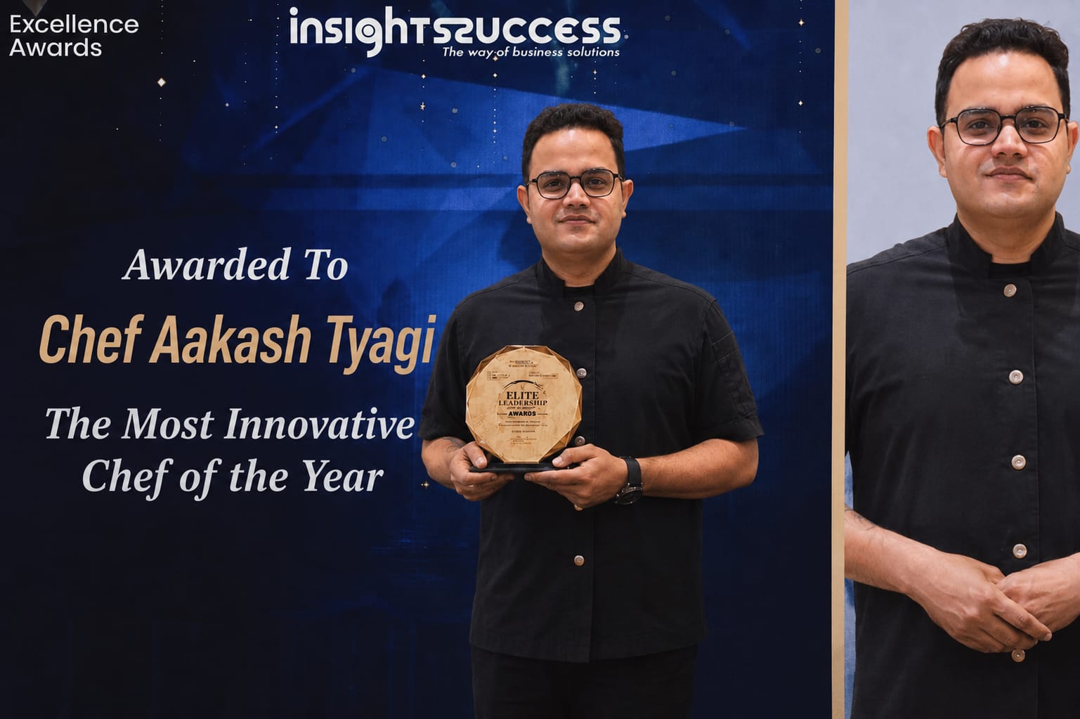 Romeo Lane Dubai's Executive Chef Aakash Tyagi Named 'The Most Innovative Chef of the Year' at Elite Leadership Awards 2026
