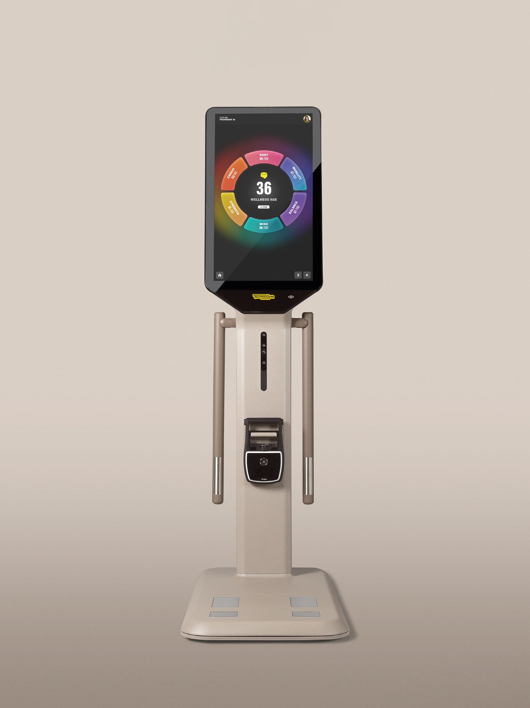 New Technogym Checkup measures your physical and cognitive parameters for a targeted training