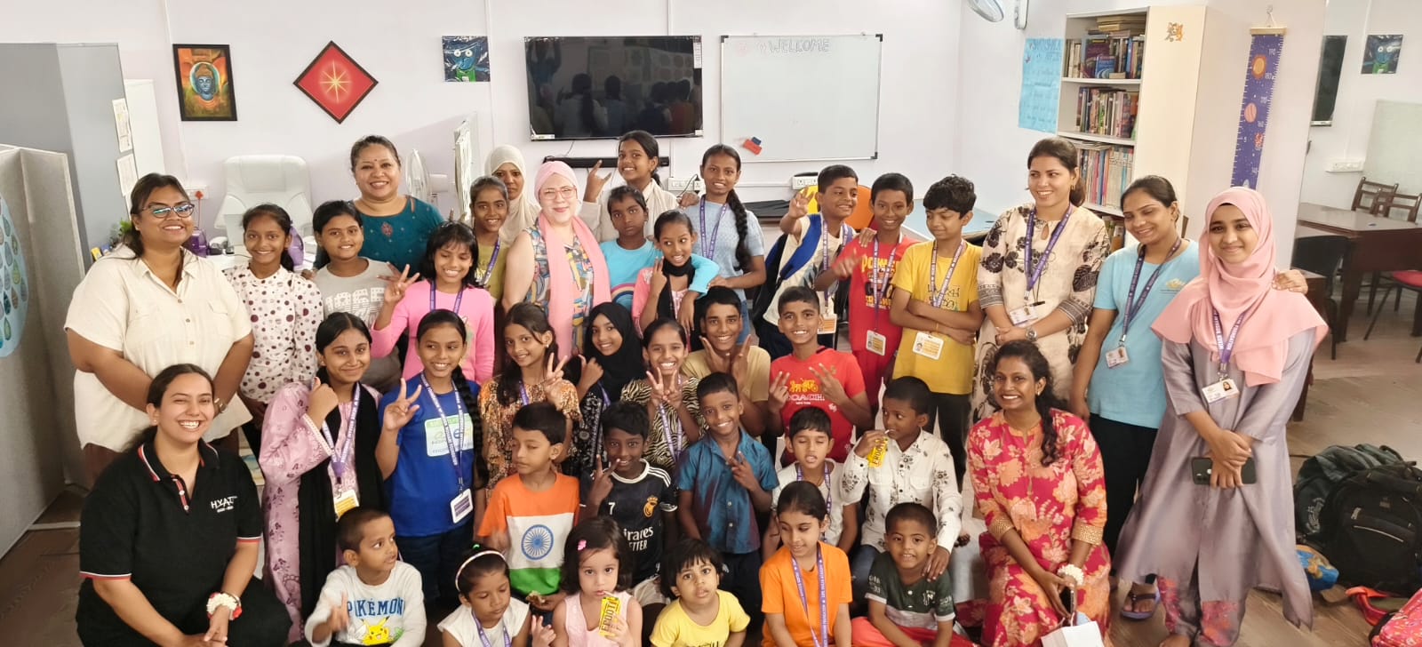 Meher Roshani Foundation Hosts Hyatt Hospitality Corporate Office for a Heartwarming CSR Activity at SaathSHALA Mumbai
