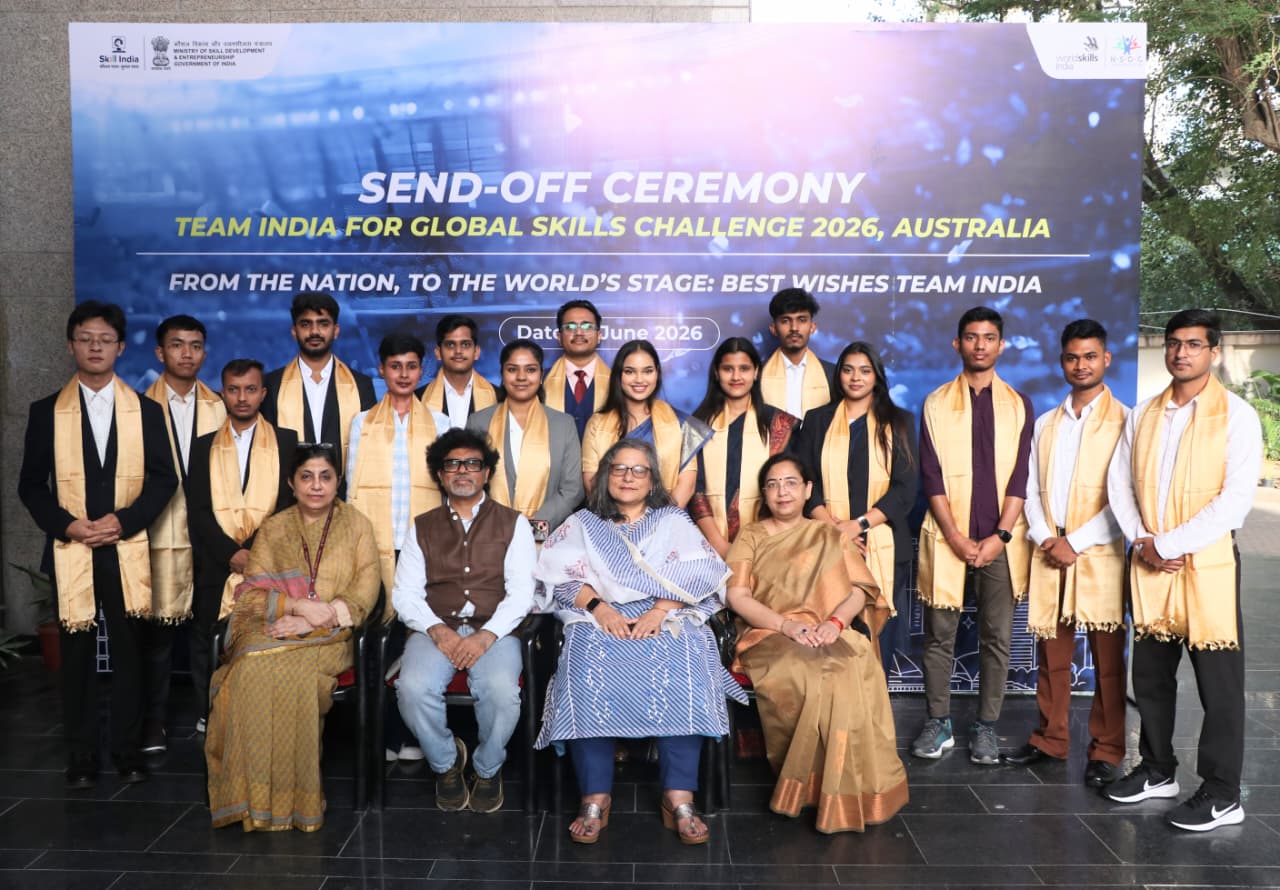 15 Skilled Youth to Represent Team India at the Global Skills Challenge 2026 in Australia Ahead of WorldSkills Shanghai 2026; MSDE Extends Best Wishes