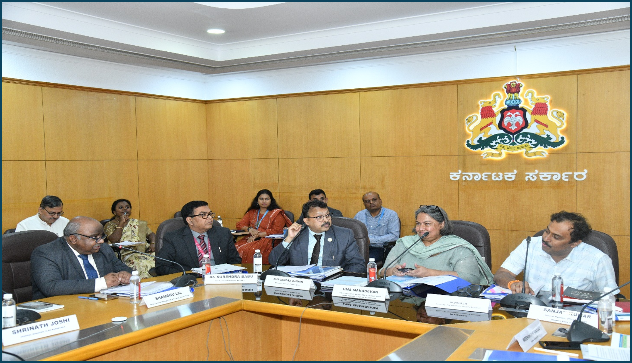 SLBC Karnataka Reviews Credit Delivery, Financial Inclusion and Climate-Resilient Agriculture
