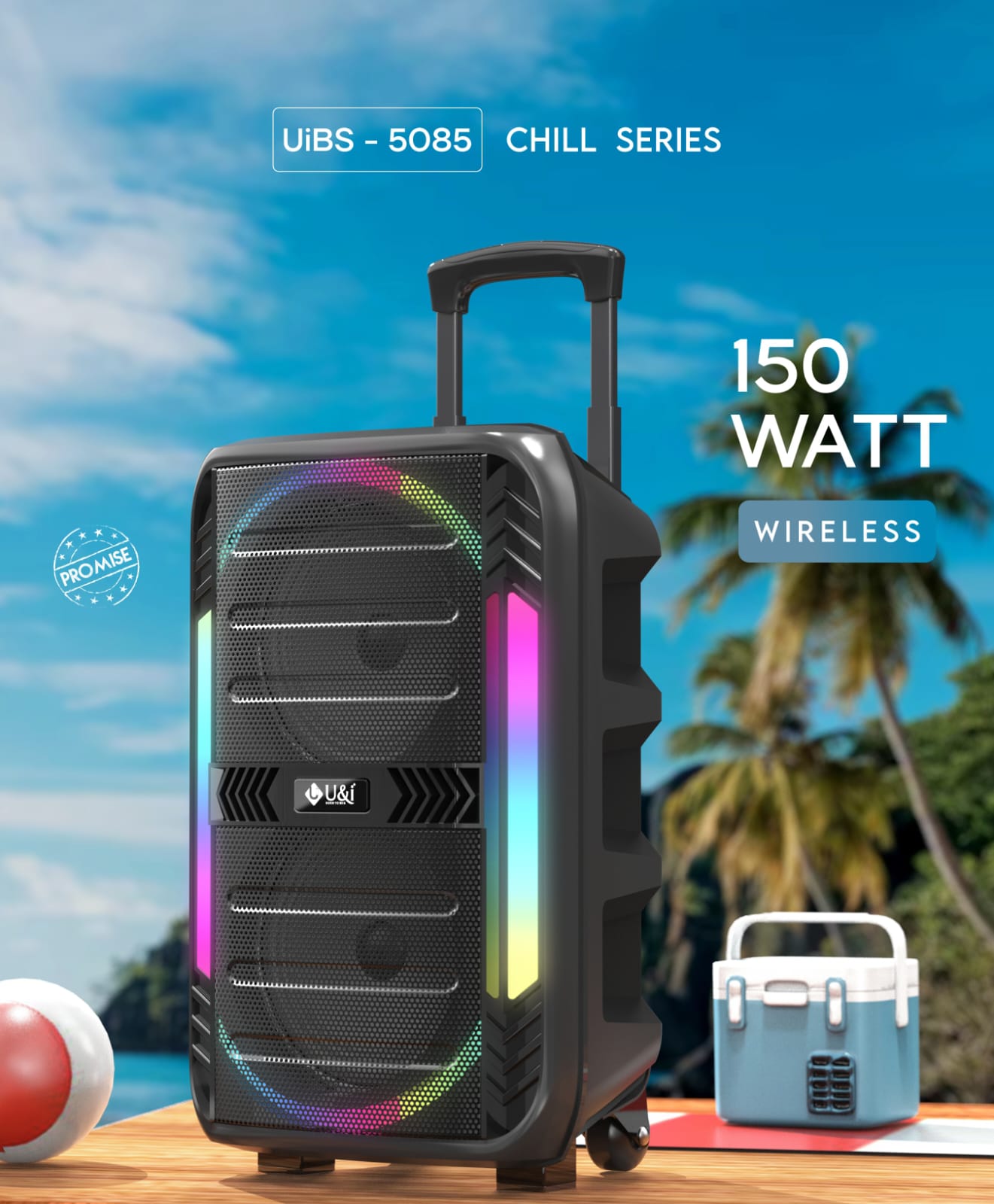 U&i Introduces CHILL Wireless Speaker and ARIAL Power Bank with 150W Audio and 33W Fast Charging