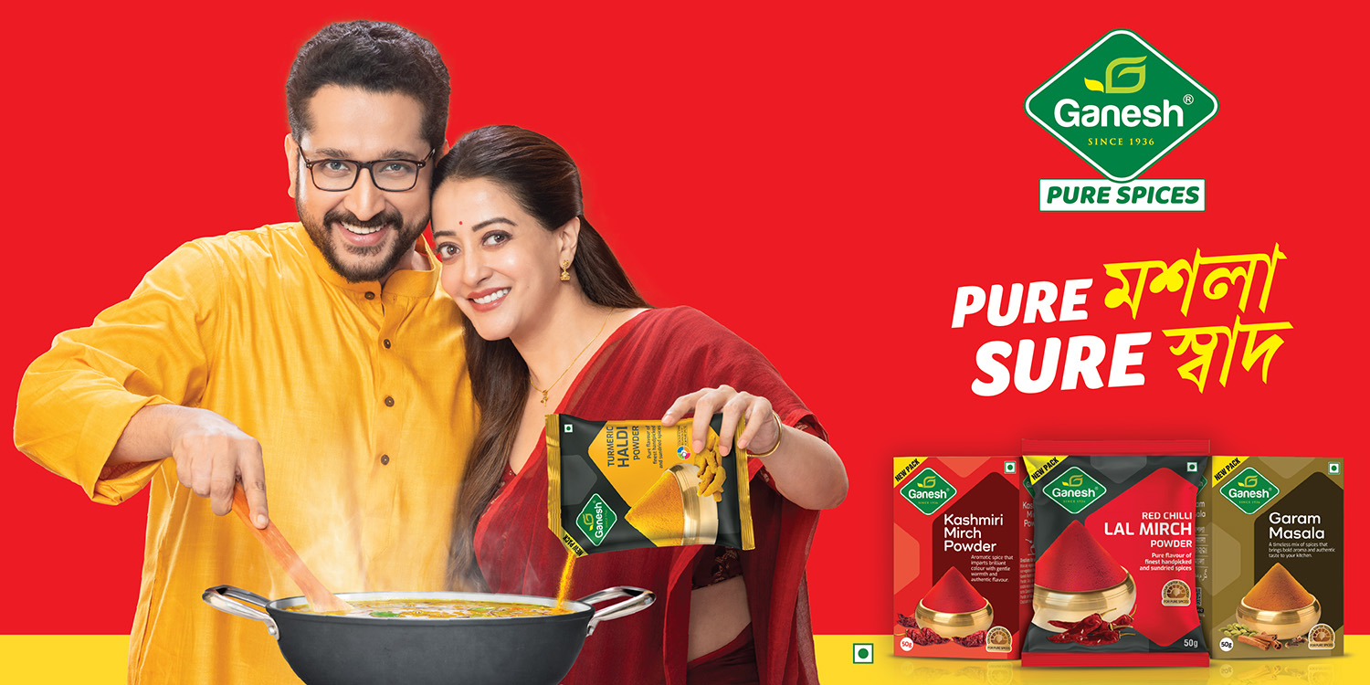 Ganesh Spices Launches &lsquo;Pure Masala. Sure Swaad.&rsquo; Campaign Featuring Actors Parambrata Chattopadhyay and Raima Sen