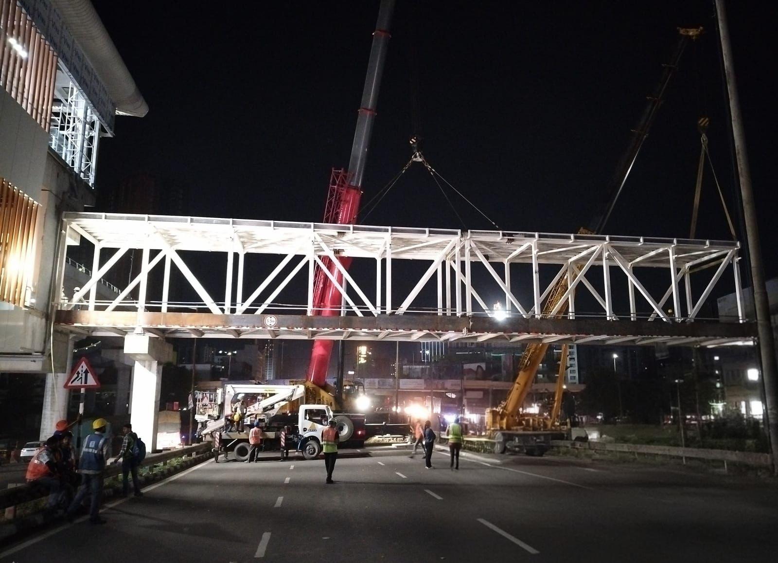 FOB work begins at Wakad Metro Station, set to enhance access to Pune Metro Line 3