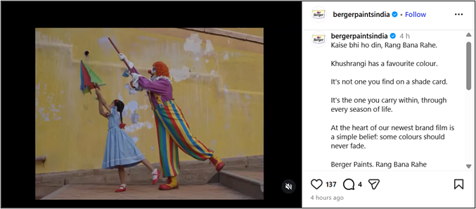 Rang Bana Rahe: Berger Paints Unveils a New Campaign Celebrating the Colour Within Us