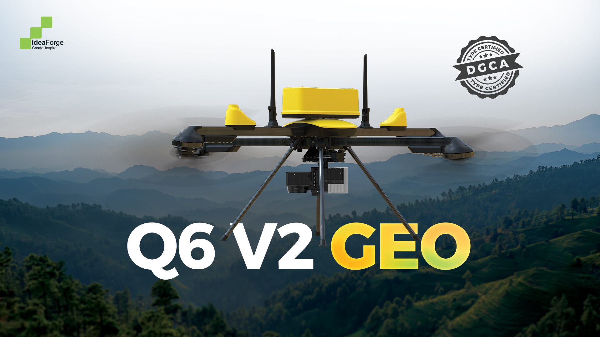 ideaForge&rsquo;s Q6 V2 GEO Receives DGCA Type Certification for Enterprise Mapping and Geospatial Operations