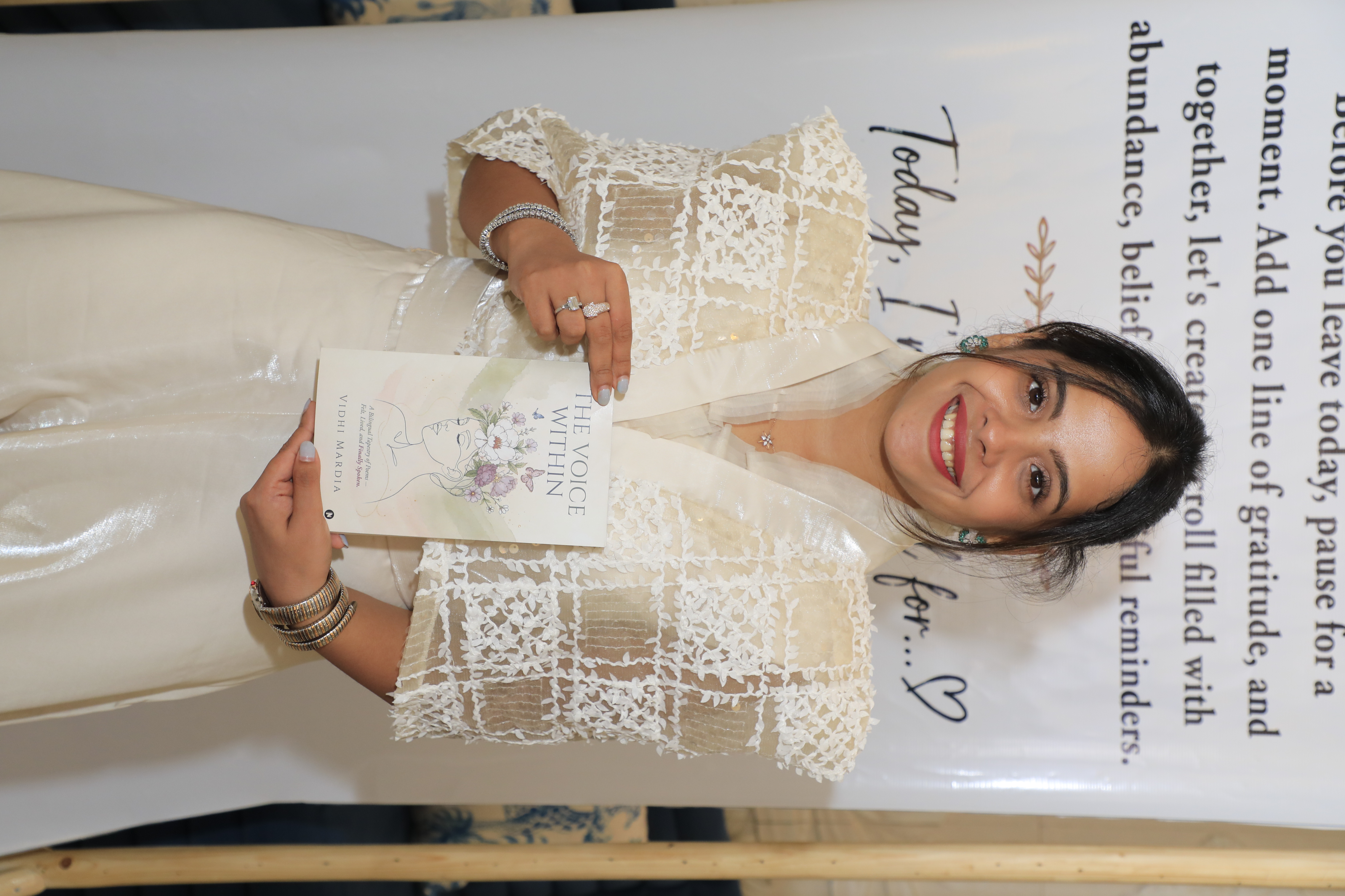 Author Vidhi Mardia Launches Her Latest Book &lsquo;The Voice Within&rsquo;  A Bilingual Poetry Collection That Speaks to the Heart