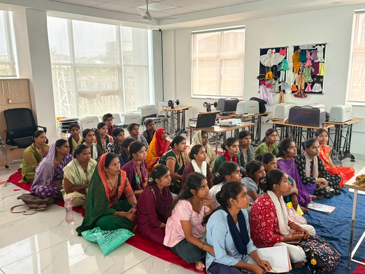 Professional trainer Conducts Stitching Workshop at Kamdhenu Jeevandhara center