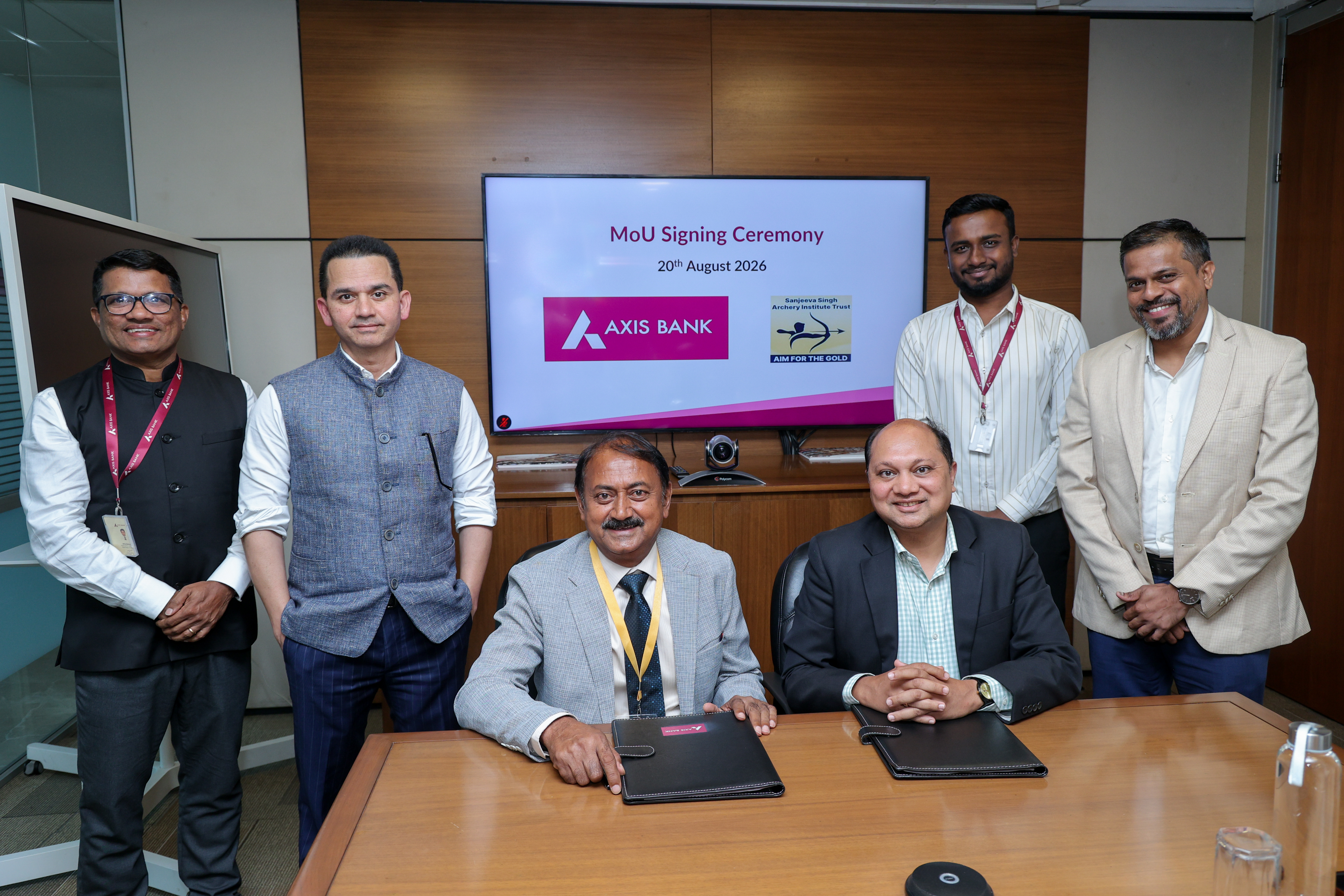 Axis Bank partners with SSAIT to set up India&rsquo;s first fully integrated Olympic-standard Archery Centre in rural India