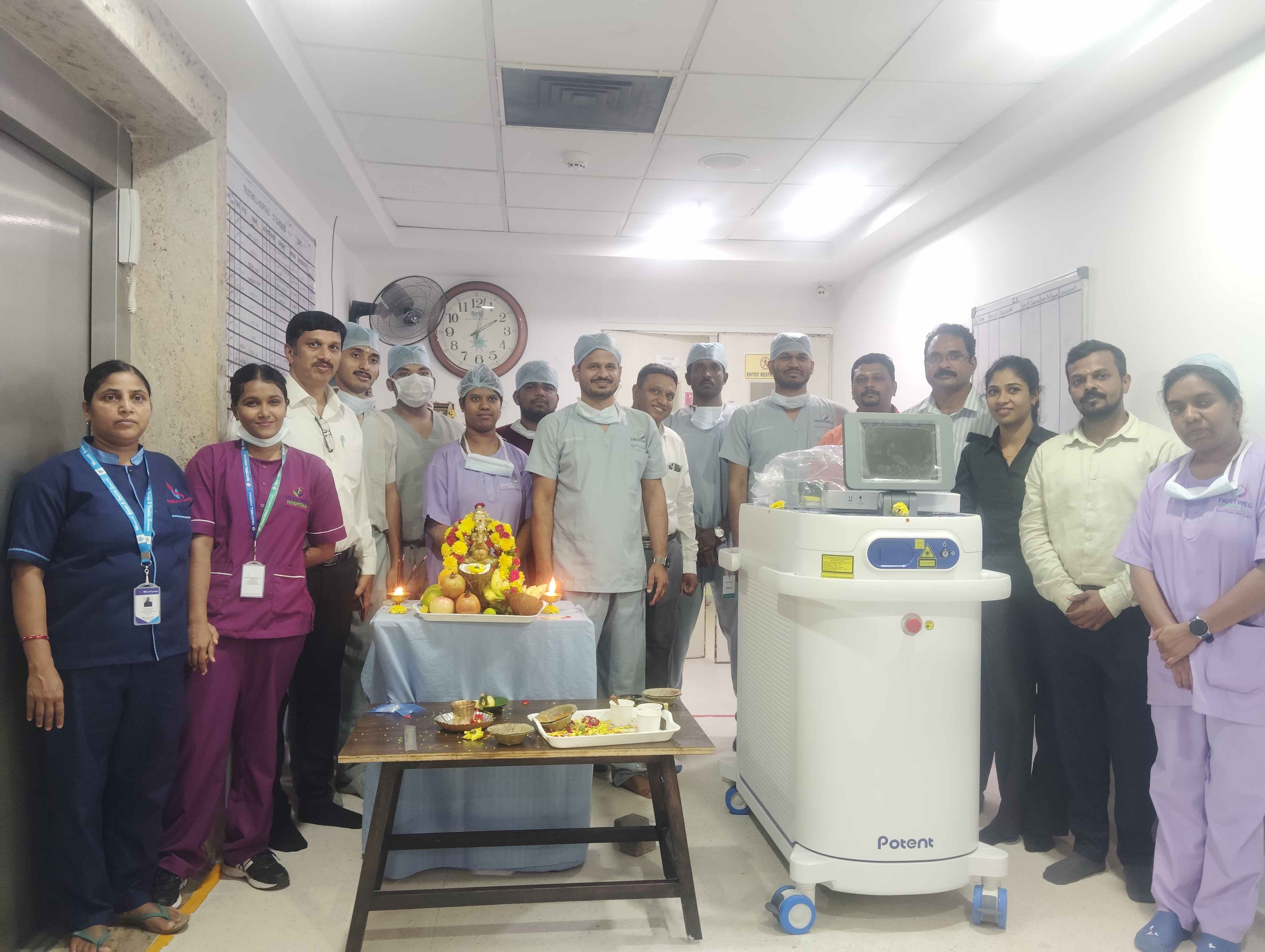 Trustwell Hospital Introduces Advanced 160-Watt Holmium Laser Technology for Comprehensive Urology Care