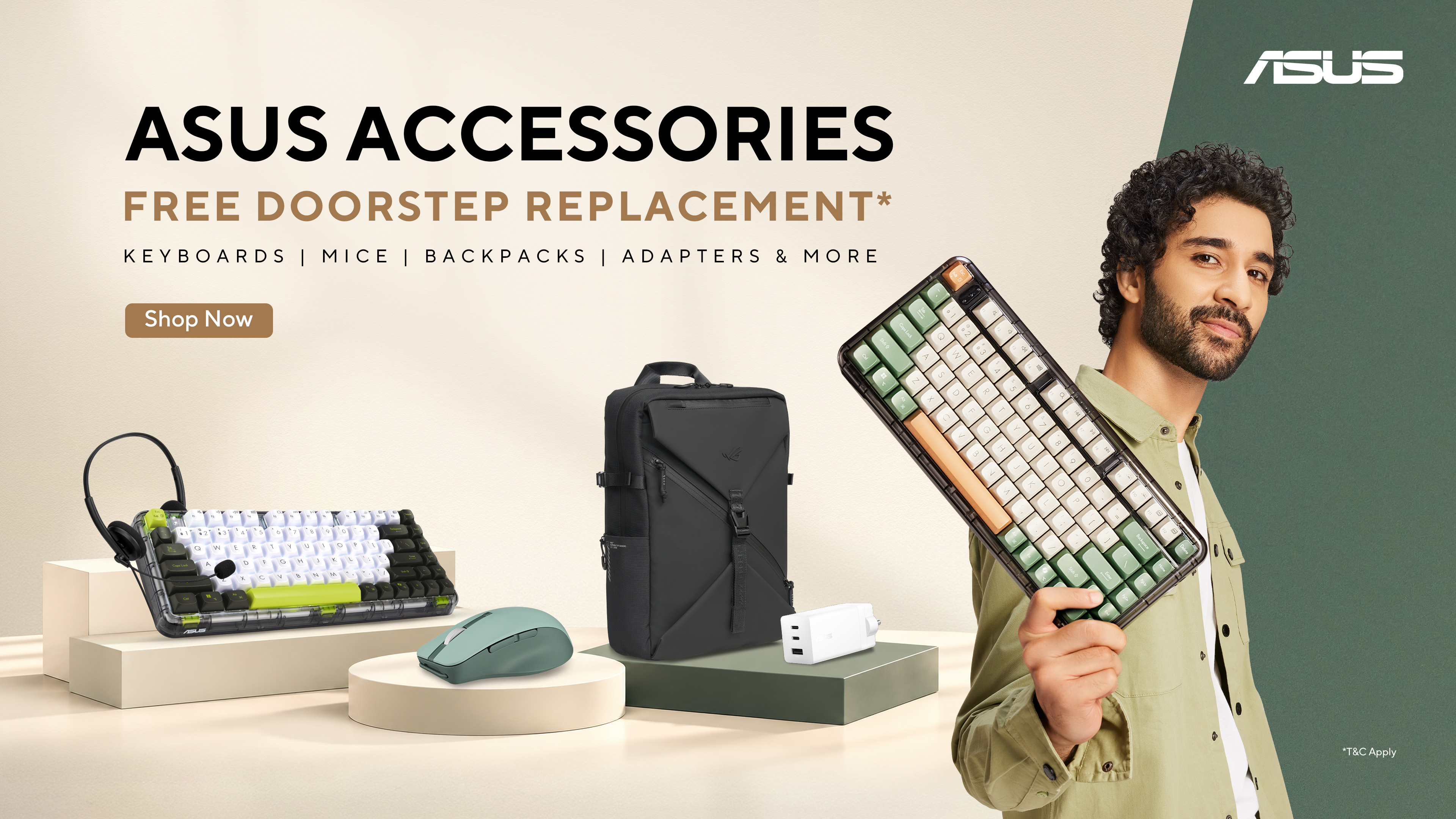 ASUS India Collaborates with Raghav Juyal as Brand Ambassador, Highlights Free Doorstep Replacement Service for ASUS Accessories