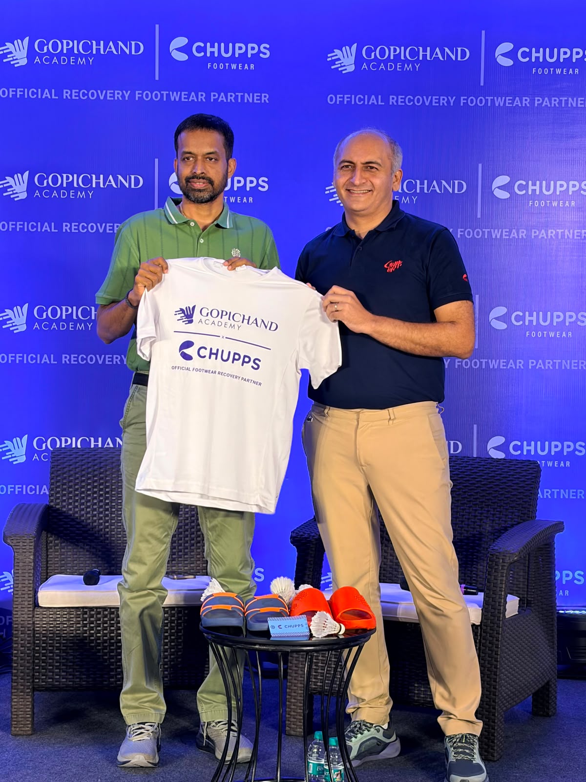 Chupps Footwear Partners with P. Gopichand Badminton Academy