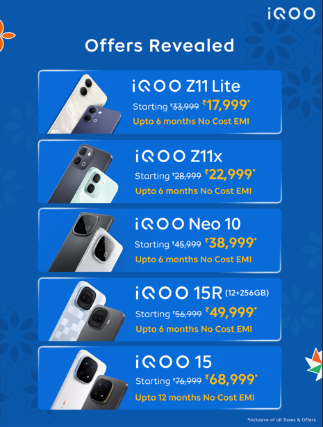 iQOO Announces Exciting Offers for Amazon Great Freedom Sale 2026