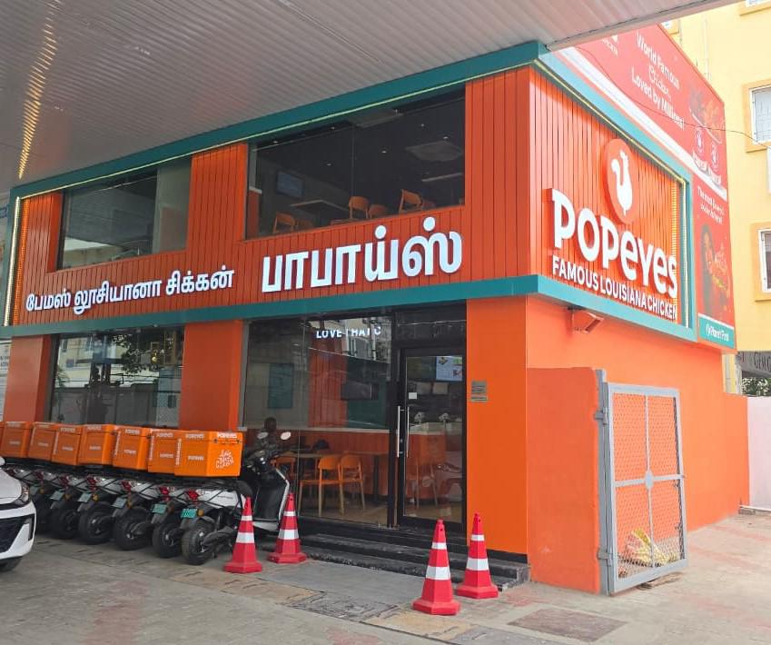 Popeyes Strengthens Chennai Presence with Popeyes Planet First, Its First Green Store in India