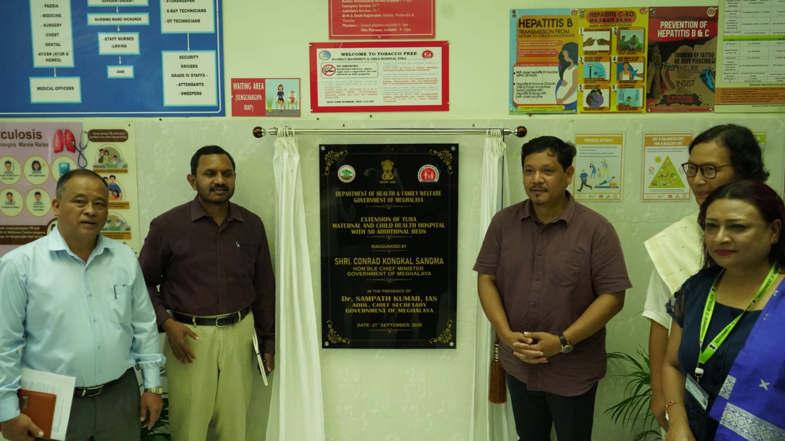 Meghalaya Strengthens Maternal & Child Healthcare; Hon’ble CM Shri Conrad K. Sangma Inaugurates 50-Bed Annex at DMCH, Tura