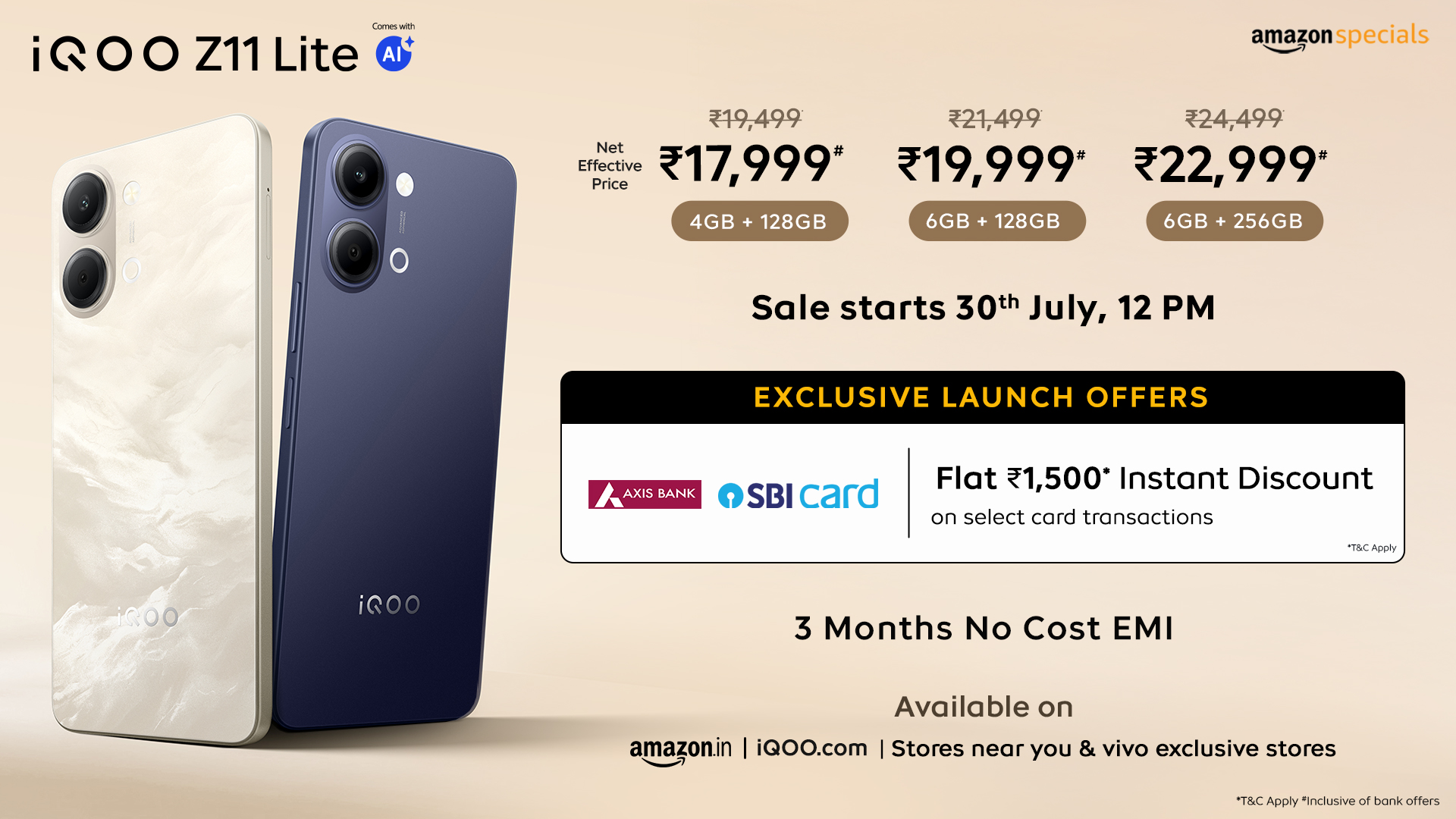 iQOO Z11 Lite 5G Launched in India with a Bright Display, AI-Powered Features, and Smooth Performance for Students