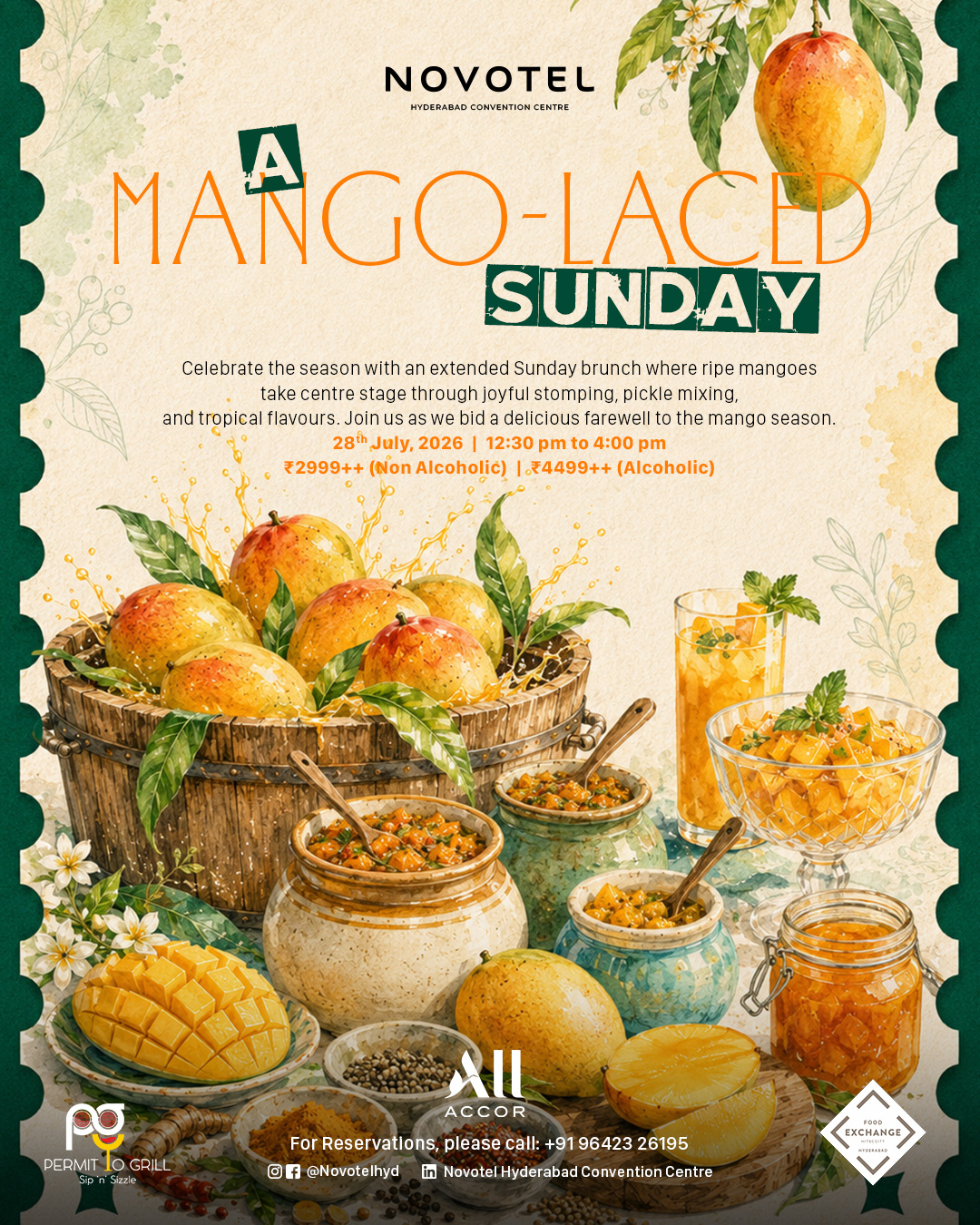 Novotel Hyderabad Convention Centre & HICC Brings Back the Much-Loved Mango Medley Brunch