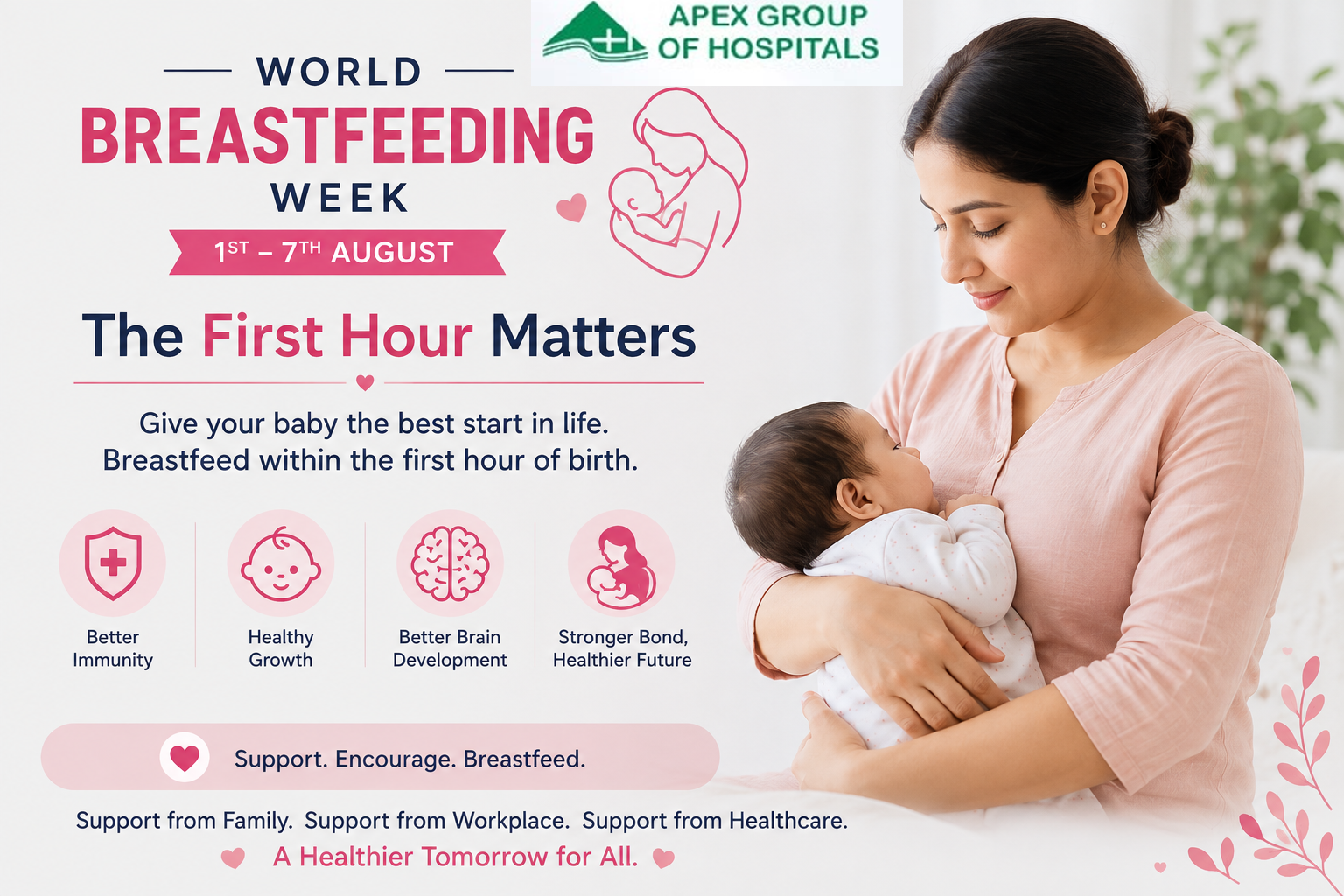 The First Hour Matters: Doctors Urge Timely Breastfeeding to Give Every Baby the Best Start