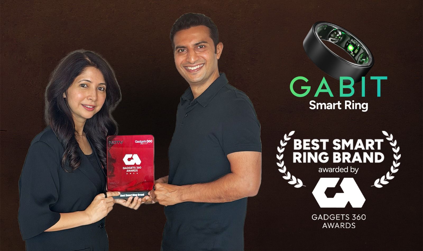 Gabit Awarded the Best Smart Ring at Gadgets 360 Awards 2026