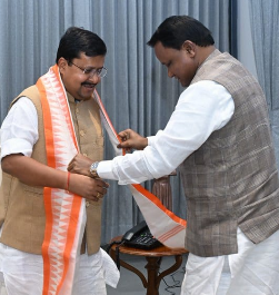 CM Majhi Holds Key Talks with BJP National President Nitin Nabin in New Delhi