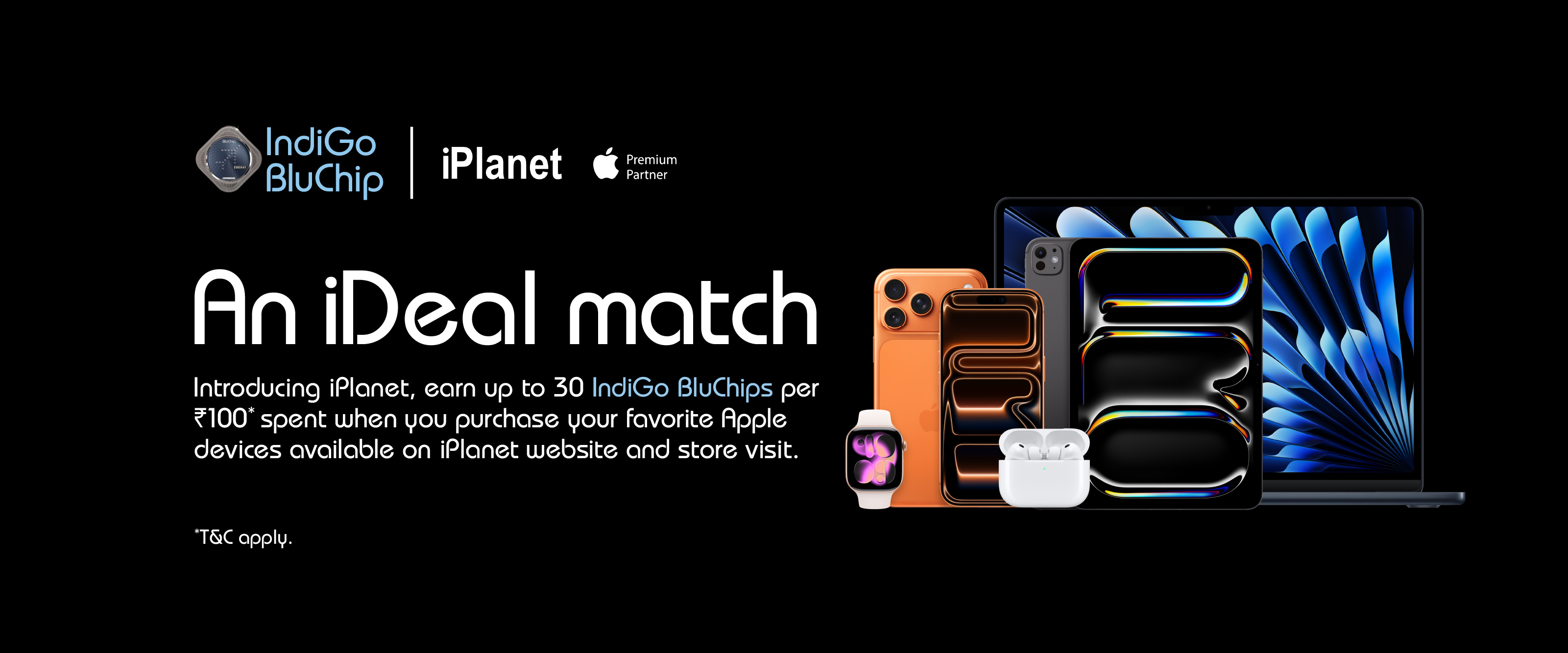 IndiGo Partners with iPlanet; Opens up the World of Apple Products for IndiGo BluChip Members