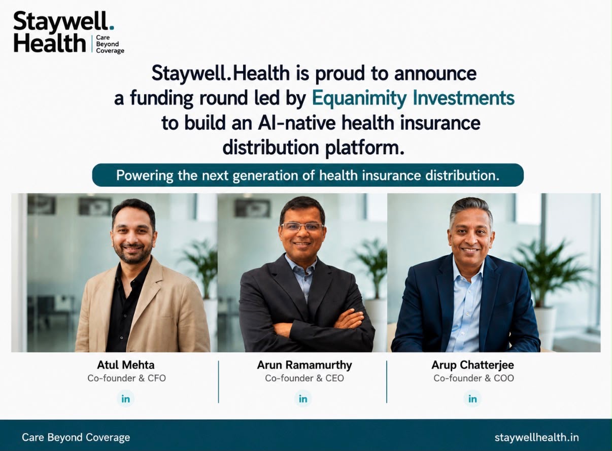 Staywell.Health Announces Investment Led by Equanimity Investments to Build an AI-Native Health Insurance Distribution Platform
