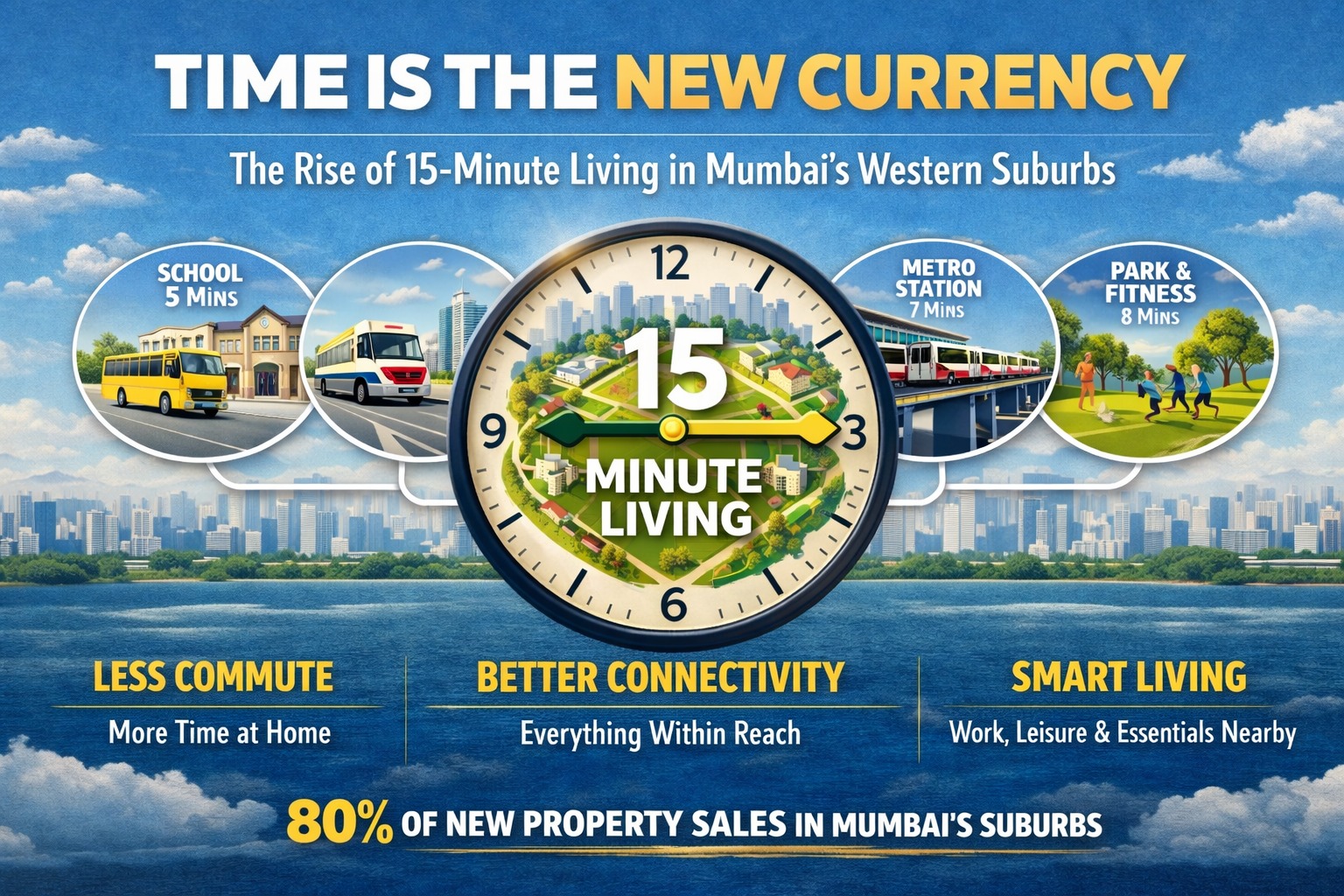 The 15-Minute Life: How Mumbai&rsquo;s Western Suburbs Are Turning Time into Real Estate&rsquo;s Biggest Luxury