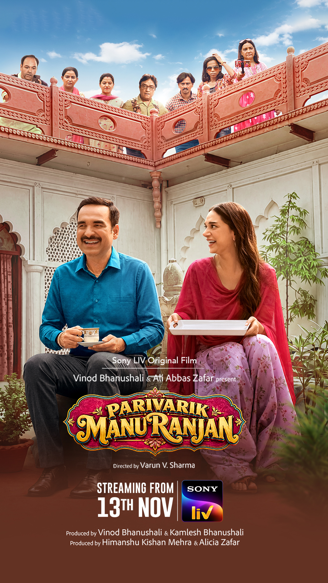 Sony LIV Is All Set to Unveil its Hindi Original Film Parivarik ManuRanjan on 13th November, starring Pankaj Tripathi and Aditi Rao Hydari