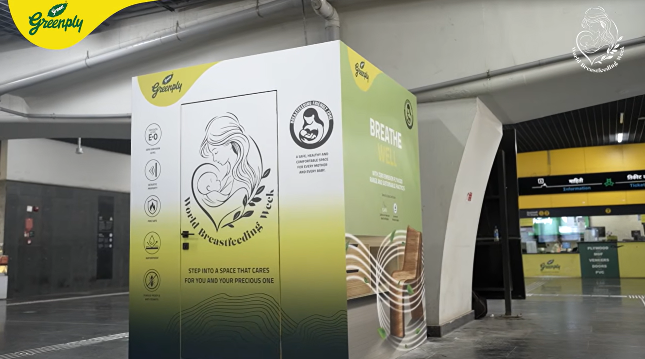 Greenply launches infant child feeding & care booth to bring comfort, convenience and dignity to mothers and infants