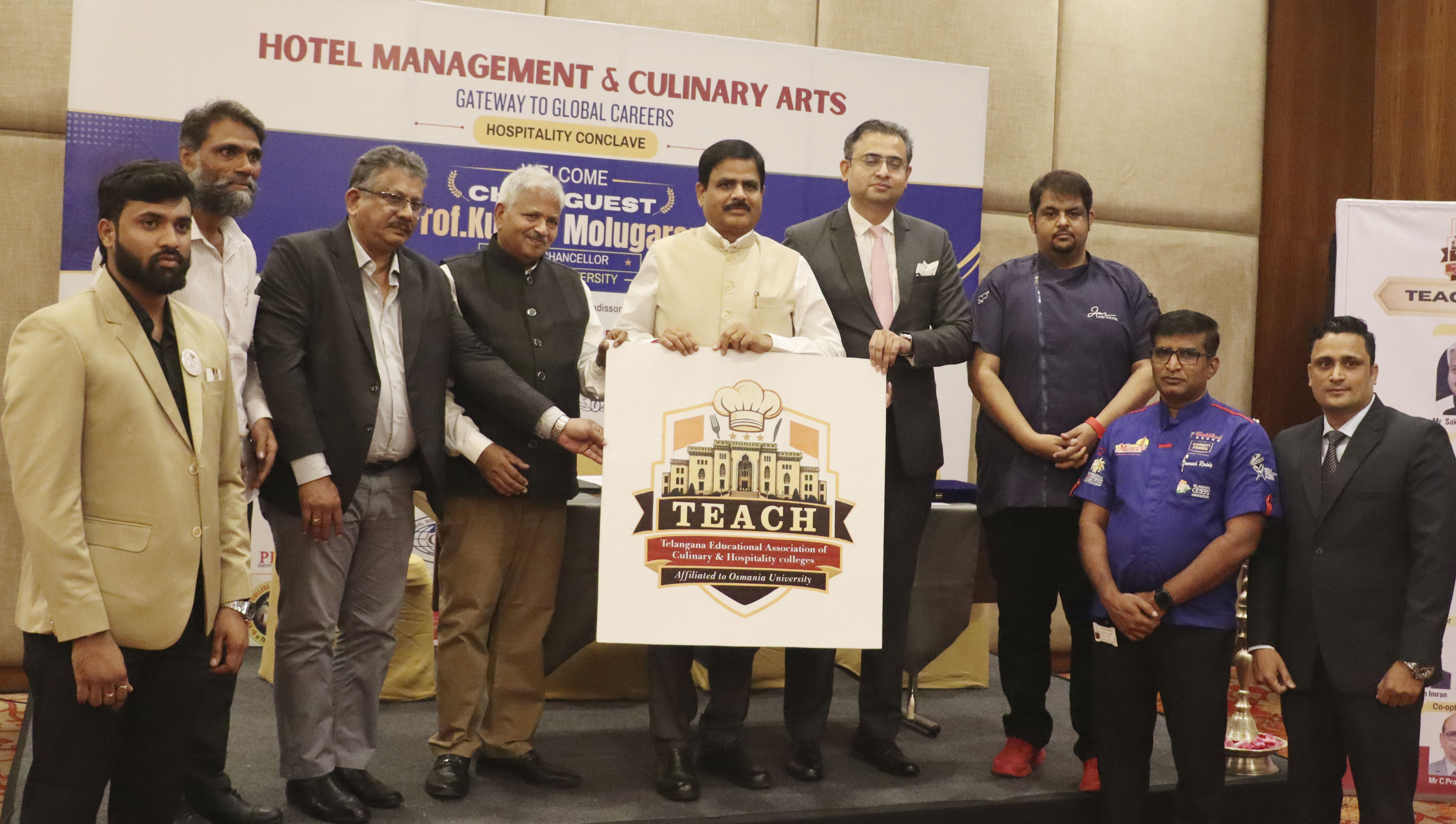 Hospitality may not always be students&rsquo; first career choice, but it offers diverse & rewarding opportunities, comparable to any other profession:   Prof. Kumar Molugaram, VC, OU