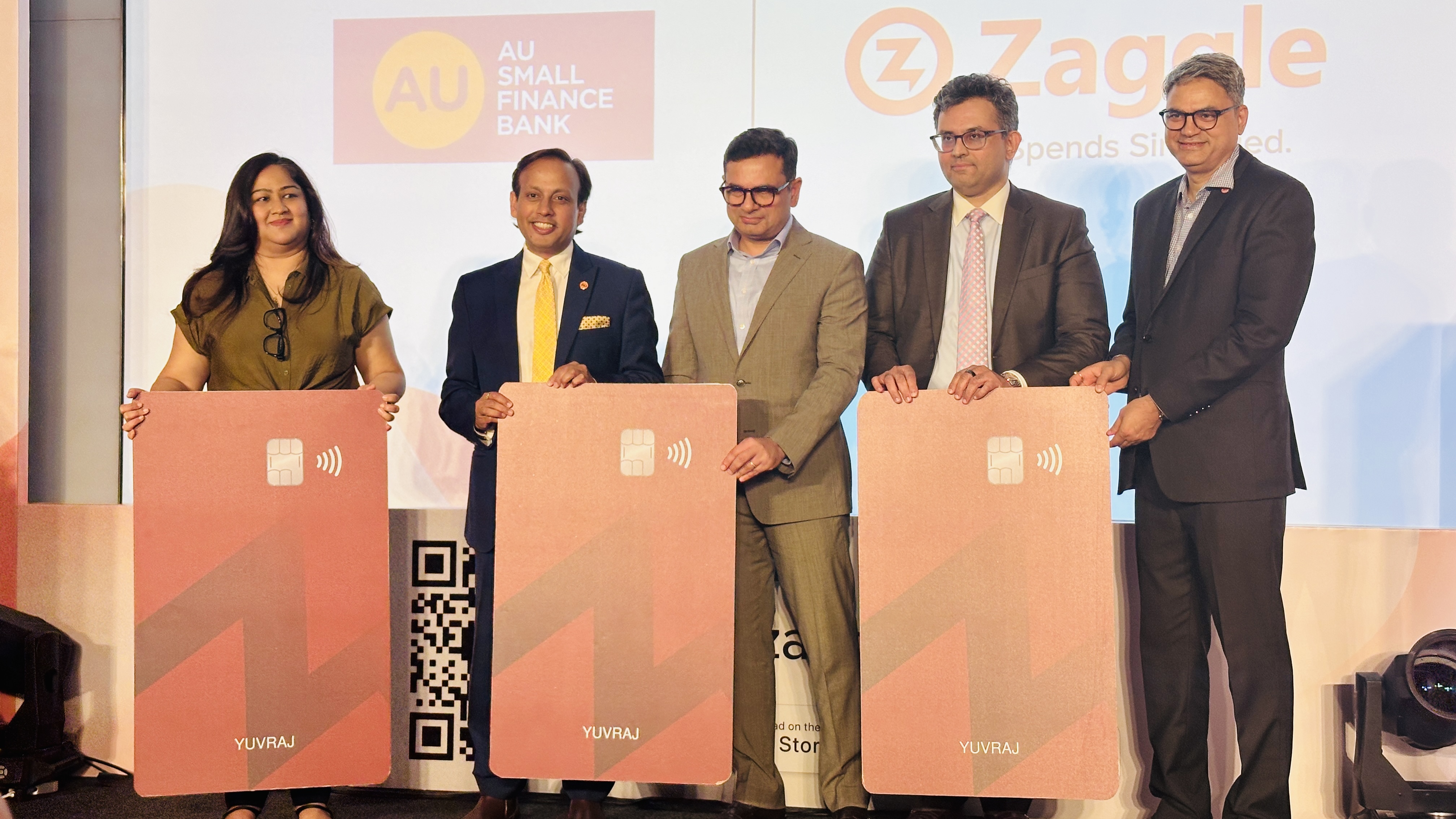 AU Small Finance Bank and Zaggle Launch Customizable Co Branded Credit Card