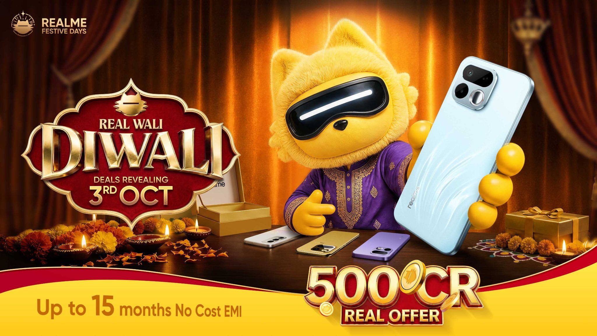 realme announces INR 500 crore worth of festive offers, bringing unbeatable value to consumers