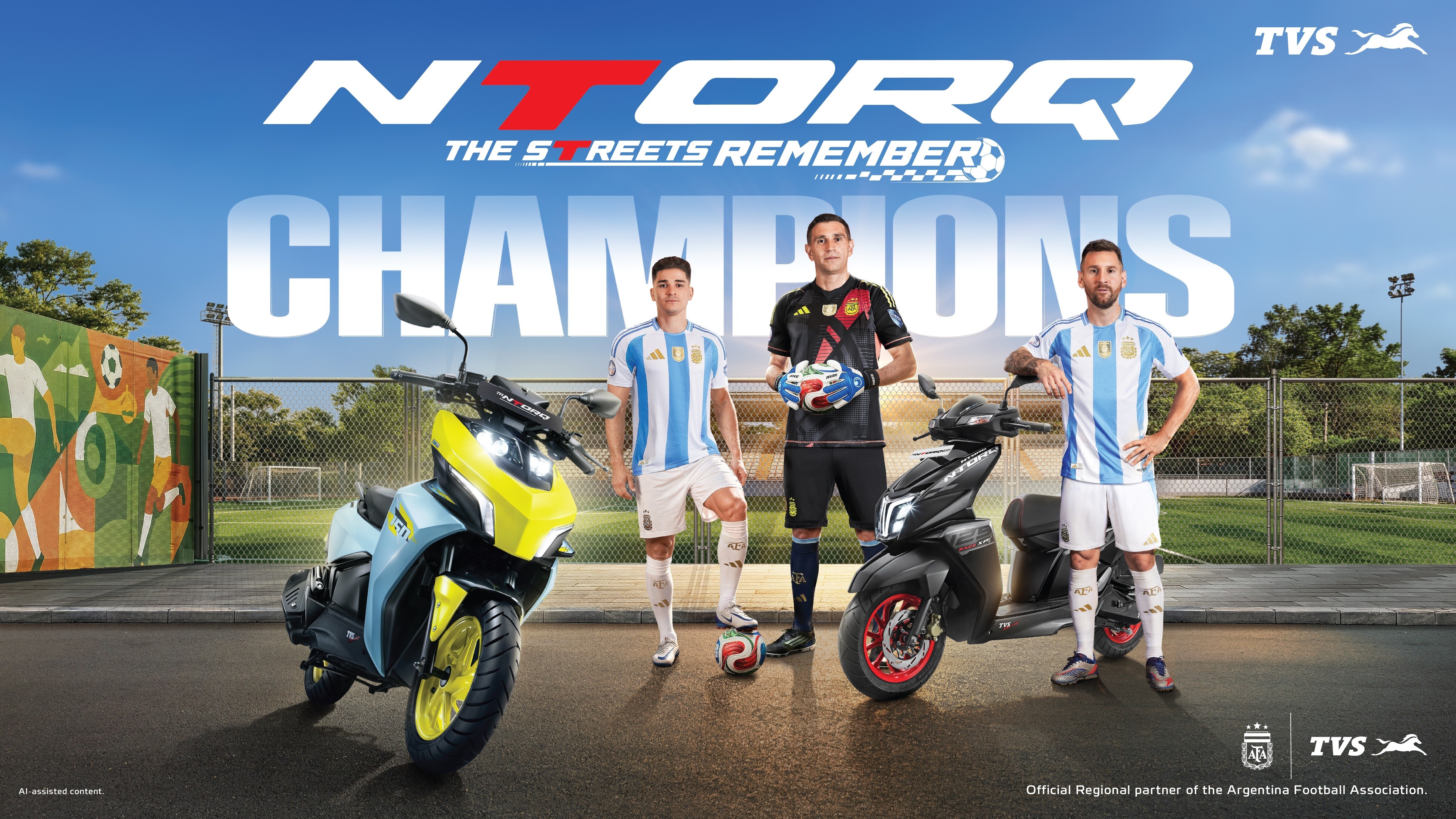 TVS NTORQ Celebrates Football's Spirit Through 'The Streets Remember' Campaign