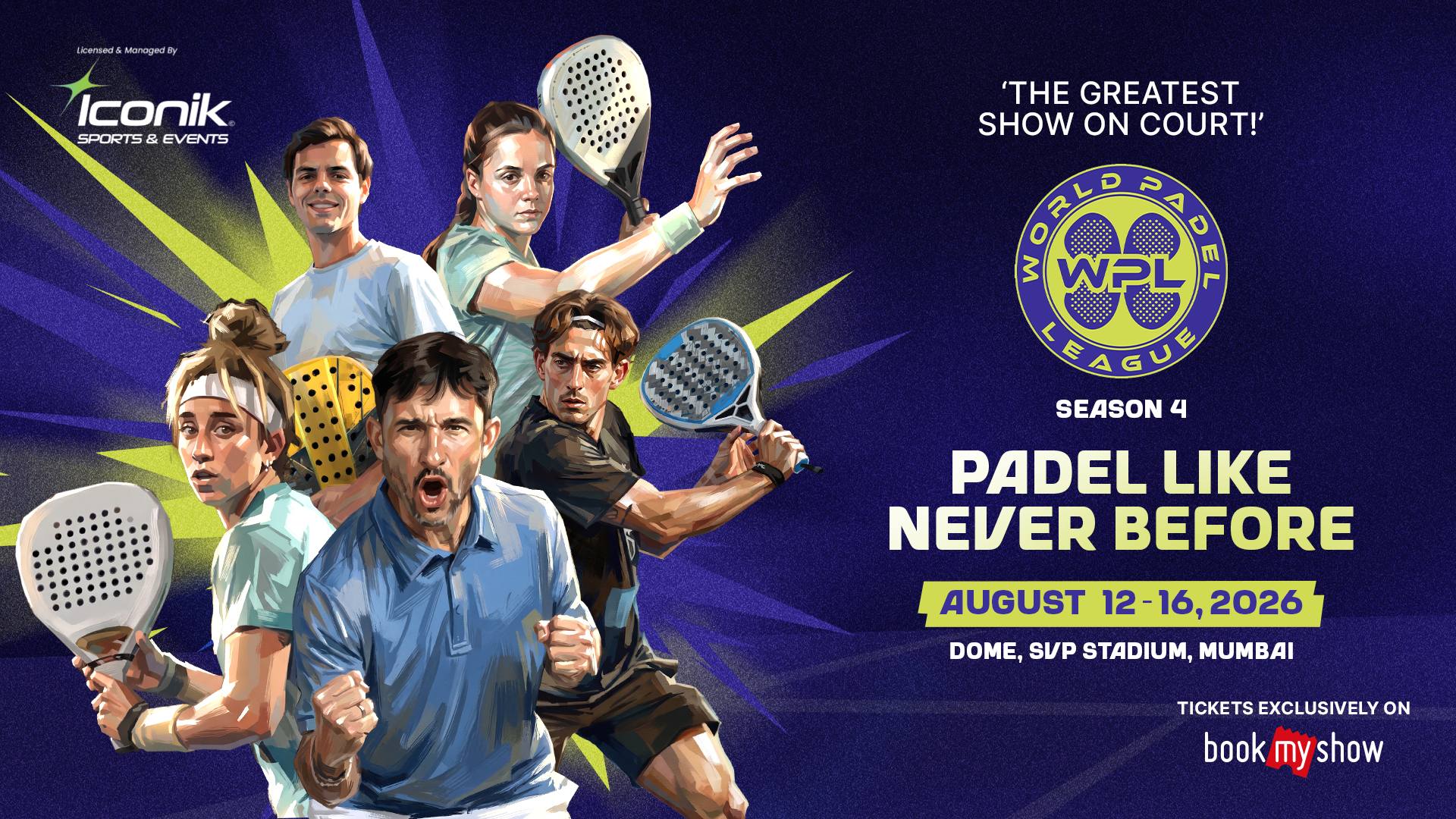World Padel League Brings Its Biggest Season Yet to Mumbai’s Dome, SVP Stadium